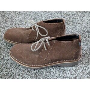 Veldskoen Heritage Chukka Boots Womens Size 7 Unisex Brown Suede Gray Sole Shoes